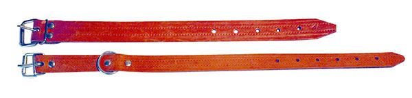 Lederhalsbänder aus Rindleder, 2,5cm breit, 65cm lang HK235